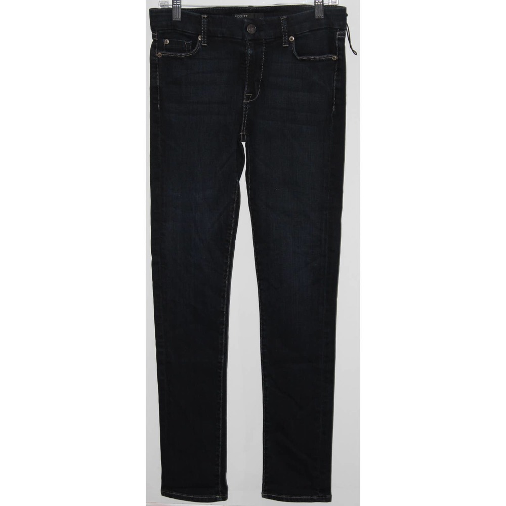 Women's Fidelity Denim Blue Skinny Straight Leg Jeans Pants Size 26 Size 2 NWOT